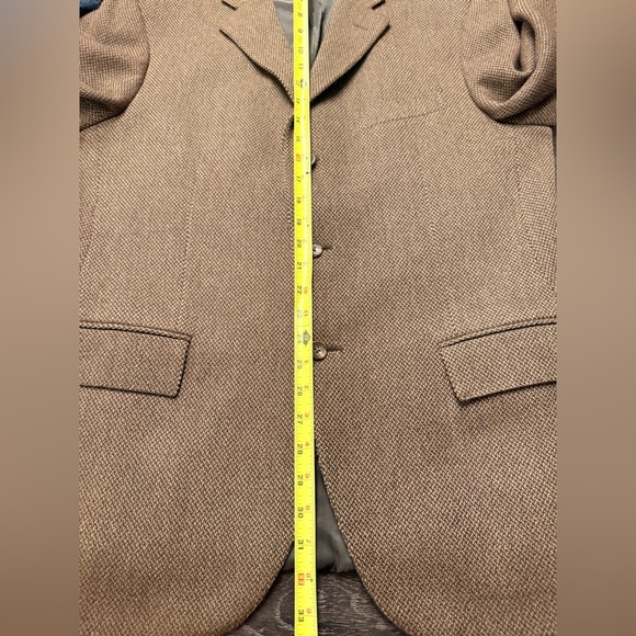 Vintage Polo by Ralph Lauren Plaid Wool Blazer- Made in Italy - Picture 12 of 12